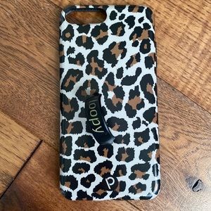 iPhone 8+ Leopard matte authentic Loopy Case